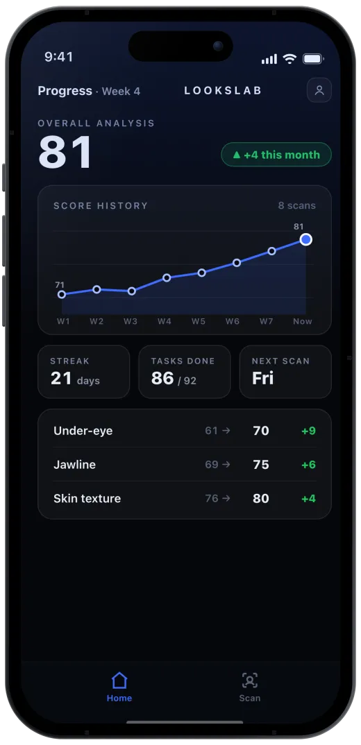 Lookslab progress screen